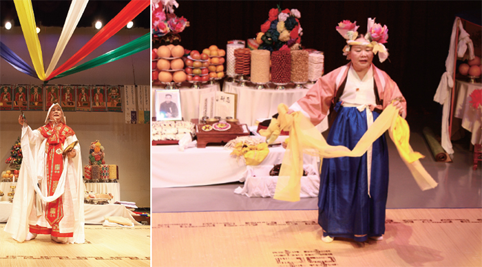 서울새남굿 보유자 이상순의 공연모습