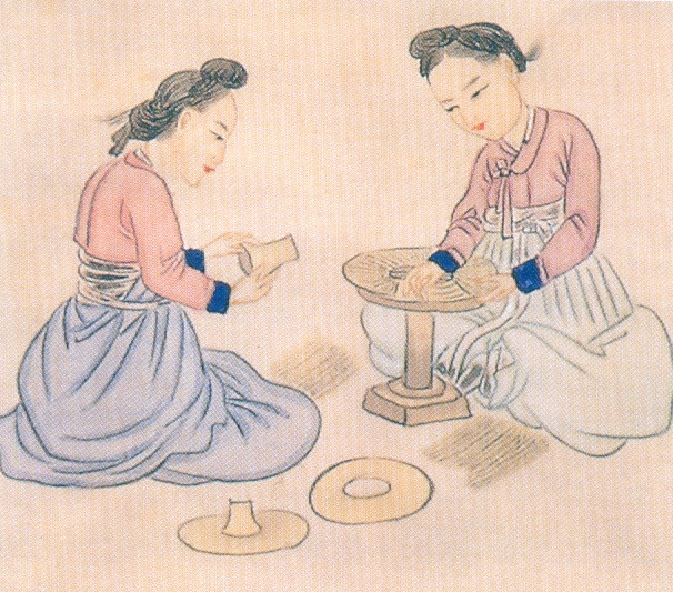 김준근, [초립 겻는 모양], 19세기 후반, [기산풍속도첩] 중, ＜프랑스기메박물관 소장>_02