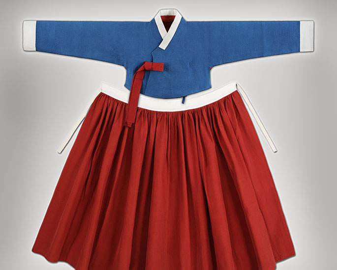 2_ 저고리, 치마 / 75×46cm, 115cm _ 01