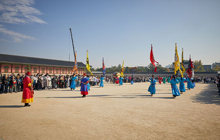 8. The soldiers are formed for taking turns.