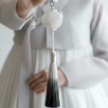 Moon Jar Norigae Keyring